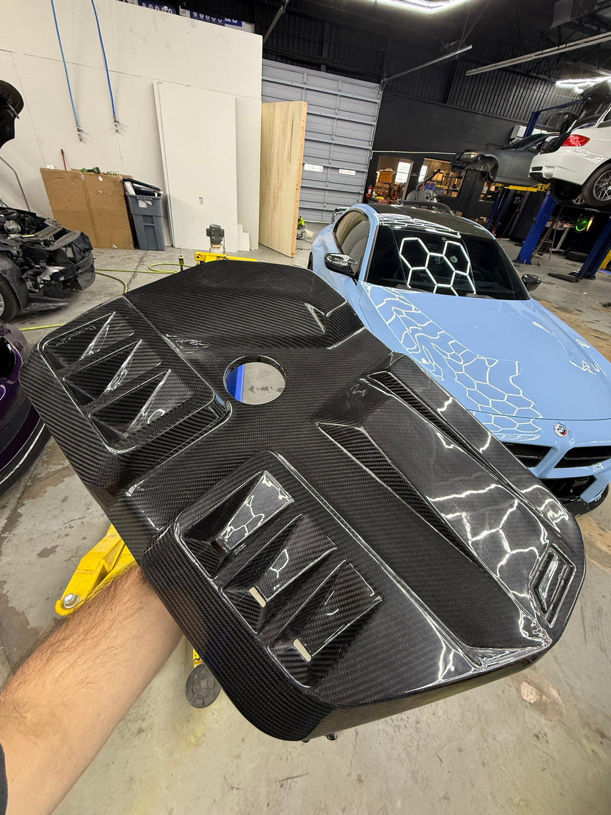 S58 Dry Carbon Fiber Engine Cover *CLEARANCE*