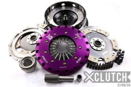 XCLUTCH STAGE 5 Twin Solid Ceramic 9" Clutch Kit For 09-11 N54 BMW 135i/335i/Z4 (6 Bolt)