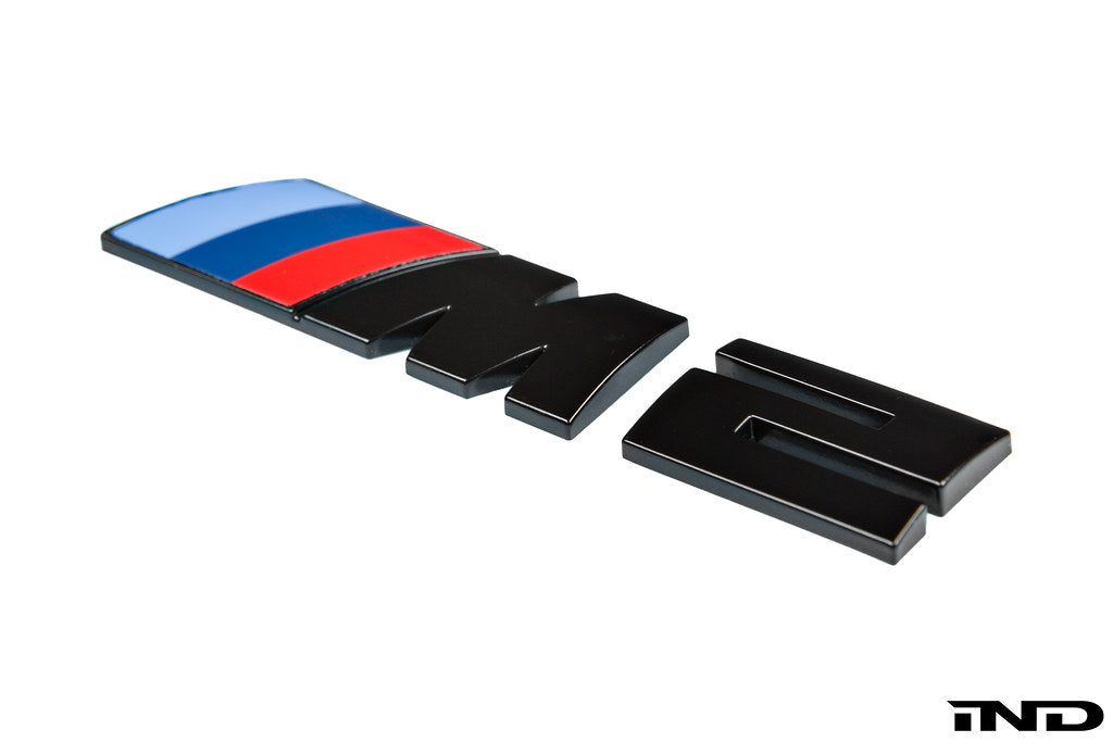 IND G87 M2 Gloss Black Painted Front Grille and Trunk Emblem Package