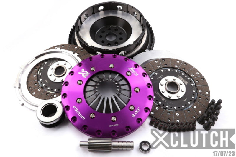 XCLUTCH STAGE 4 Twin Solid Organic 9" Clutch Kit For S65 BMW M3