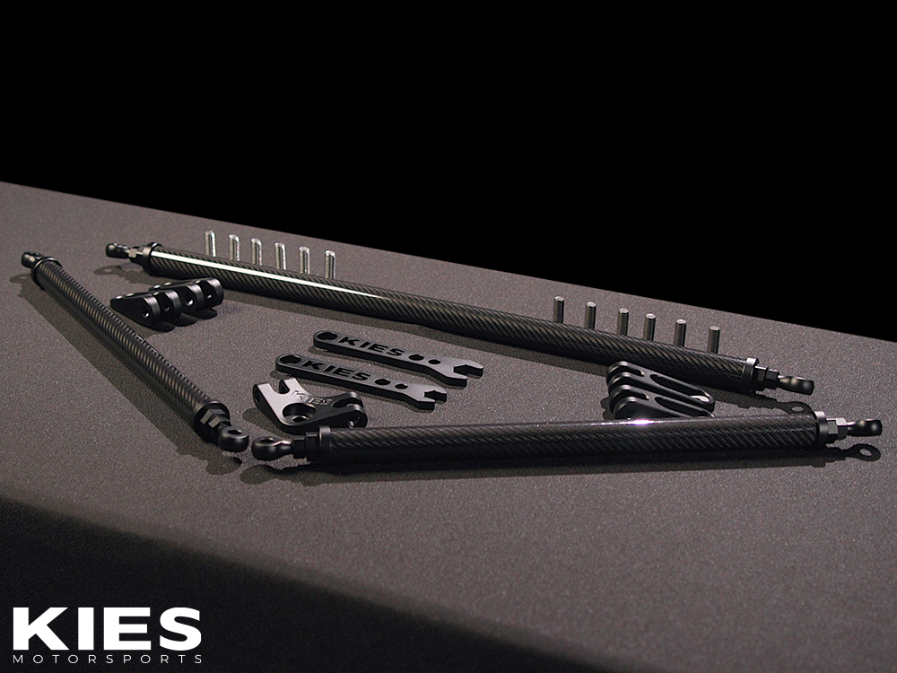 KIES S58 Carbon Fiber Strut Brace for G80 M3 / G82 M4 / G87 M2