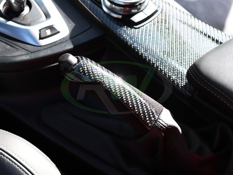 RW Carbon BMW Carbon Fiber Alcantara E-Brake Handle