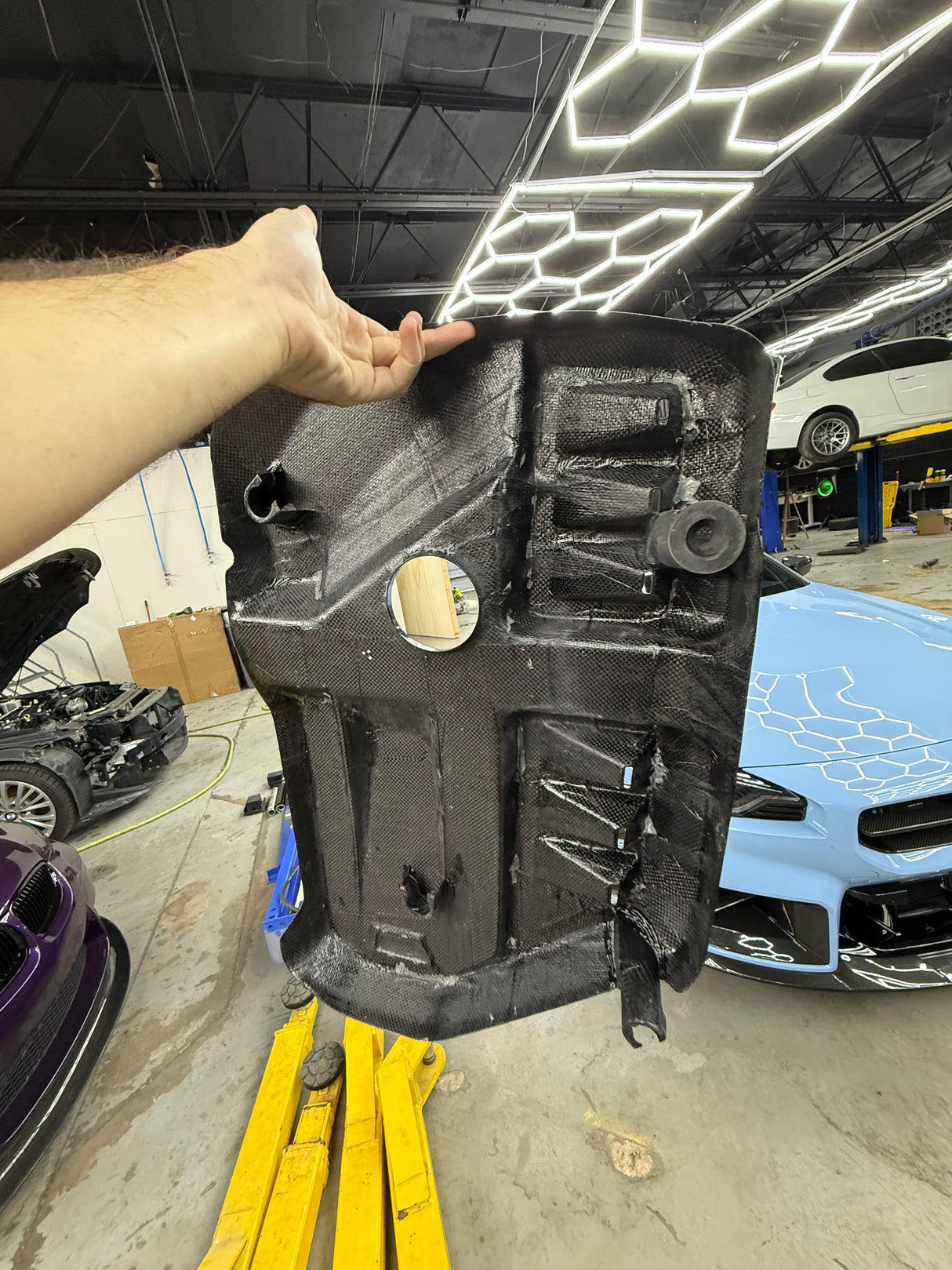 S58 Dry Carbon Fiber Engine Cover *CLEARANCE*