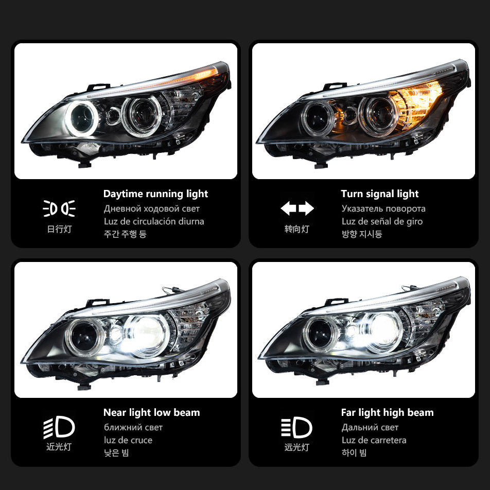BMW E60 5 Series/M5 "OEM Style" Headlights