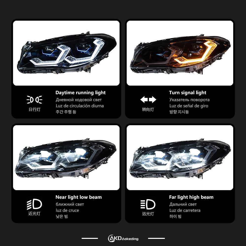 BMW F10 5 Series/M5 "G22 Style" Headlights