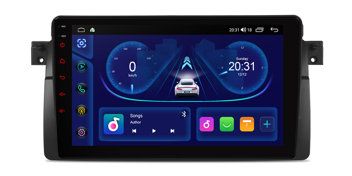 Xtrons 9'' Head Unit Display Upgrade For BMW 3 Series E46/M3 1998-2006 | 4GB RAM & 64GB ROM