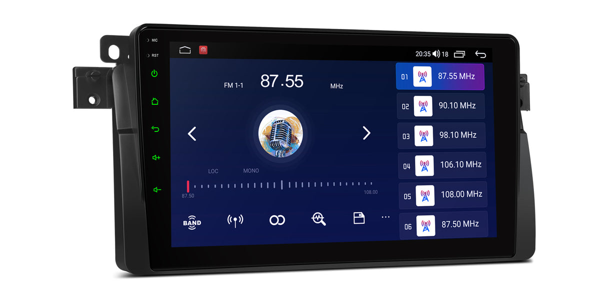 Xtrons 9'' Head Unit Display Upgrade For BMW 3 Series E46/M3 1998-2006 | 4GB RAM & 64GB ROM