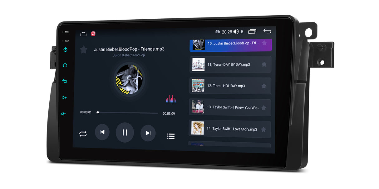 Xtrons 9'' Head Unit Display Upgrade For BMW 3 Series E46/M3 1998-2006 | 4GB RAM & 64GB ROM