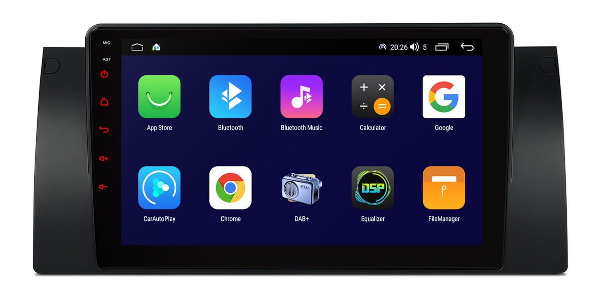 Xtrons 9'' Head Unit Display Upgrade For BMW X5 E53 1999-2006 | 4GB RAM & 64GB ROM