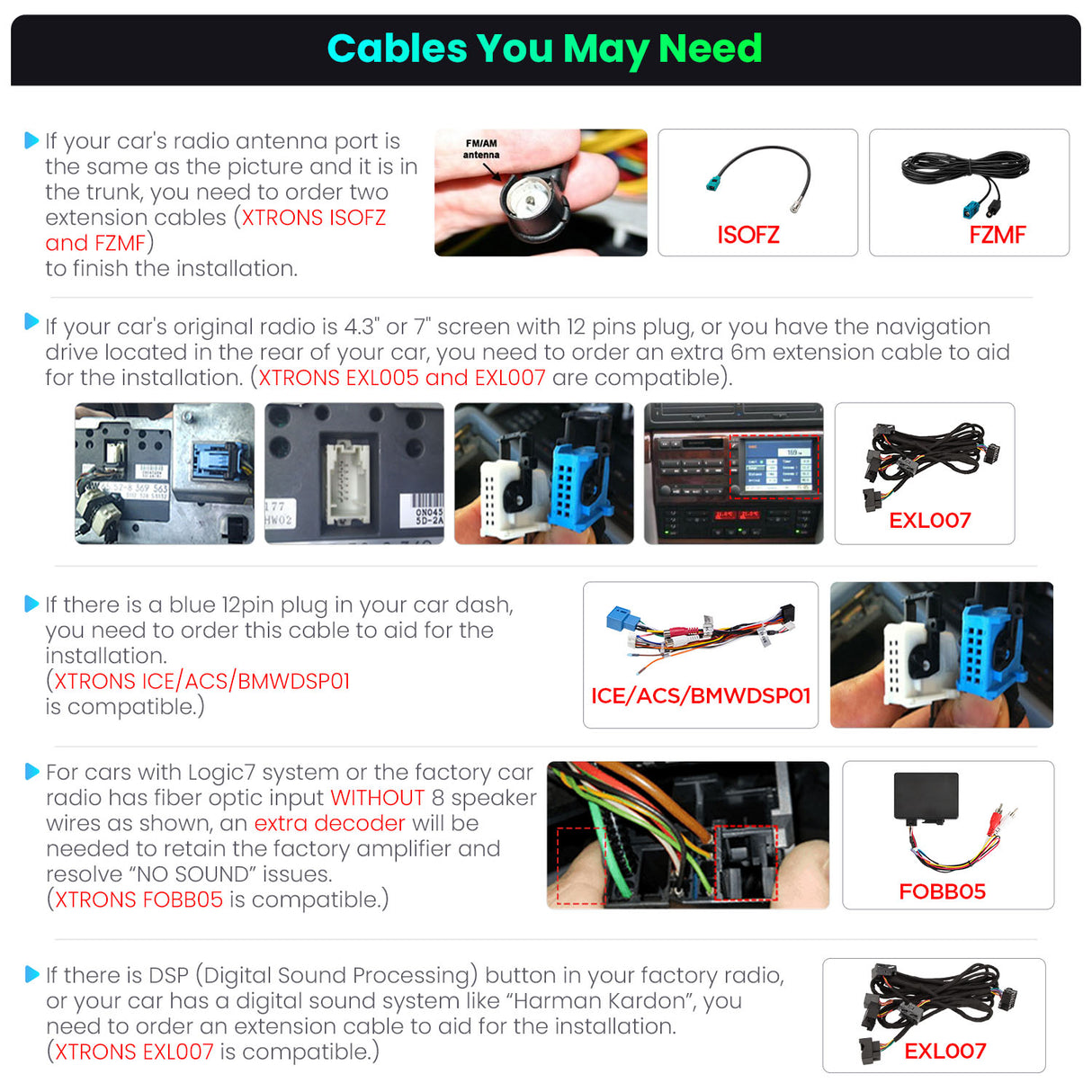 Xtrons 9'' Head Unit Display Upgrade For BMW X5 E53 1999-2006 | 4GB RAM & 64GB ROM