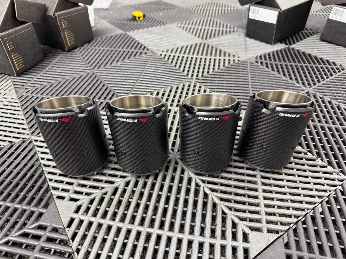 Fi Exhaust Carbon Fiber Tips For BMW E60 M5 (New)