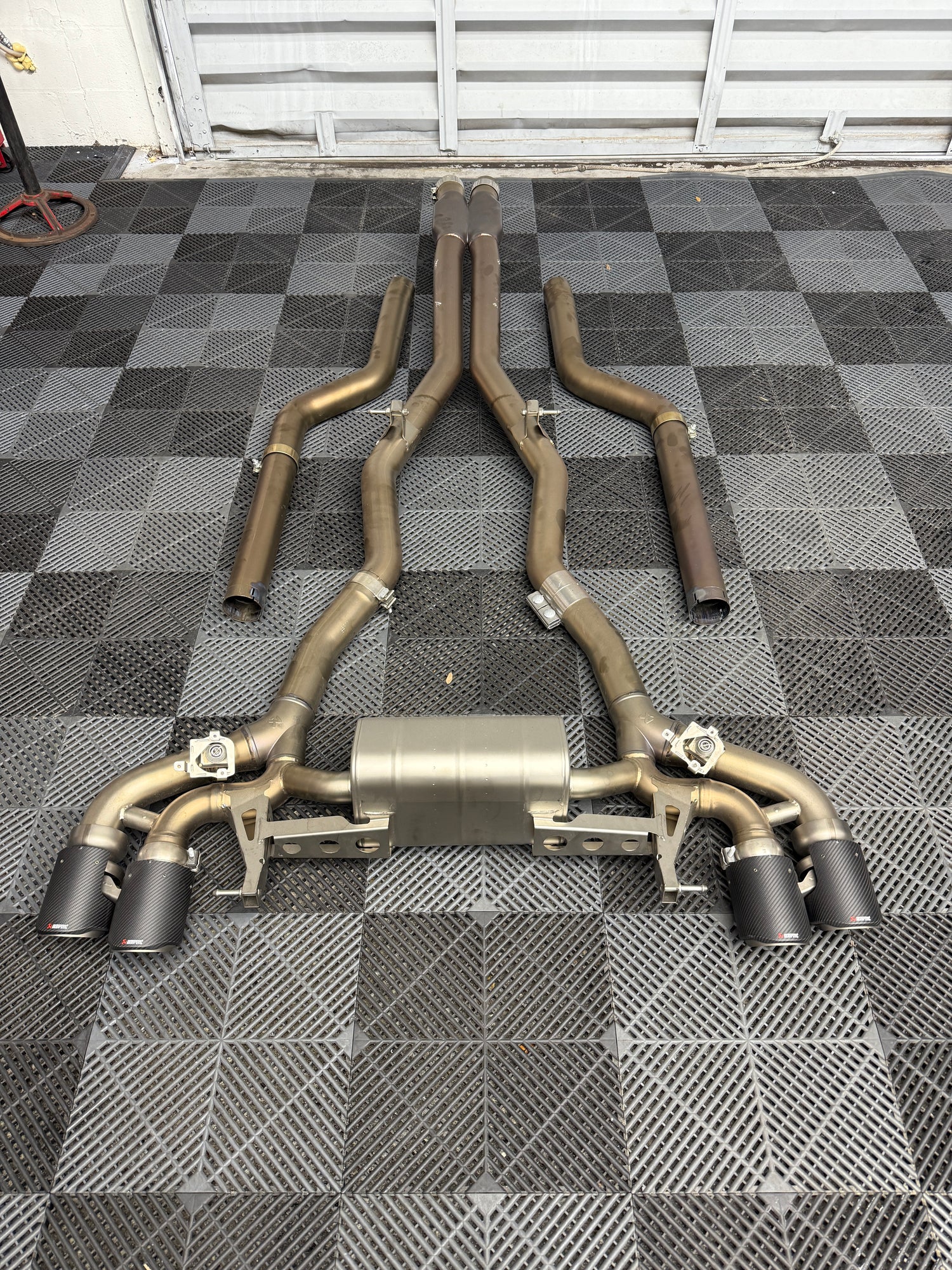 M8 Gran Coupé (F93) Akrapovic Evolution Line Titanium Catback Exhaust System (Used)