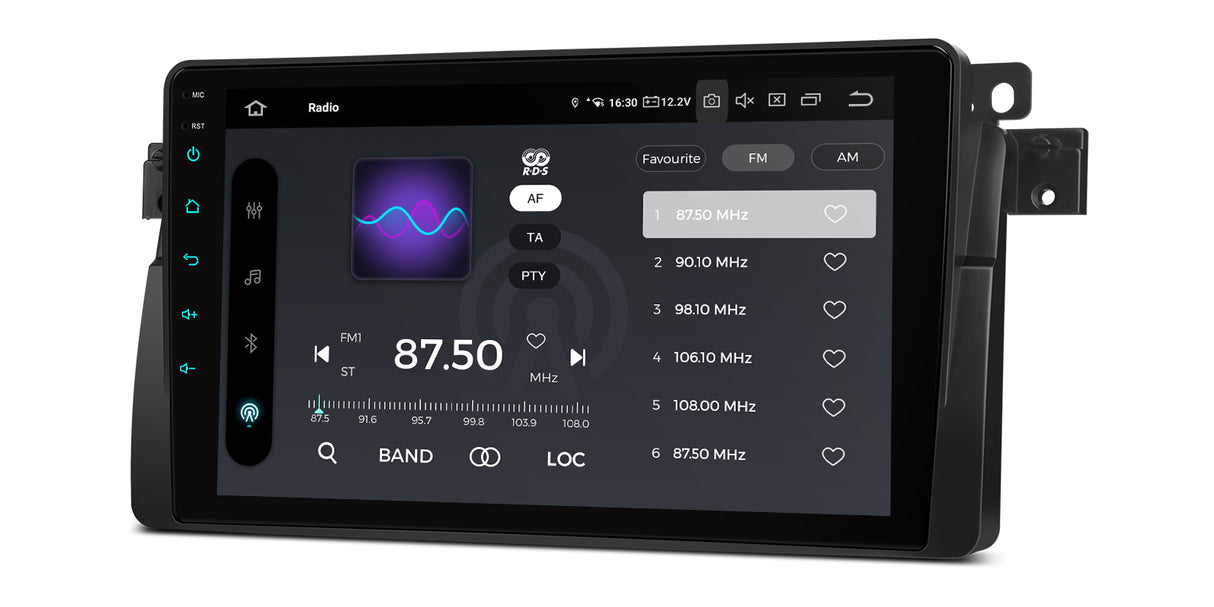 Xtrons 9'' Head Unit Display Upgrade For BMW E46 3 Series/M3 1998-2006 | 8GB RAM & 256GB ROM