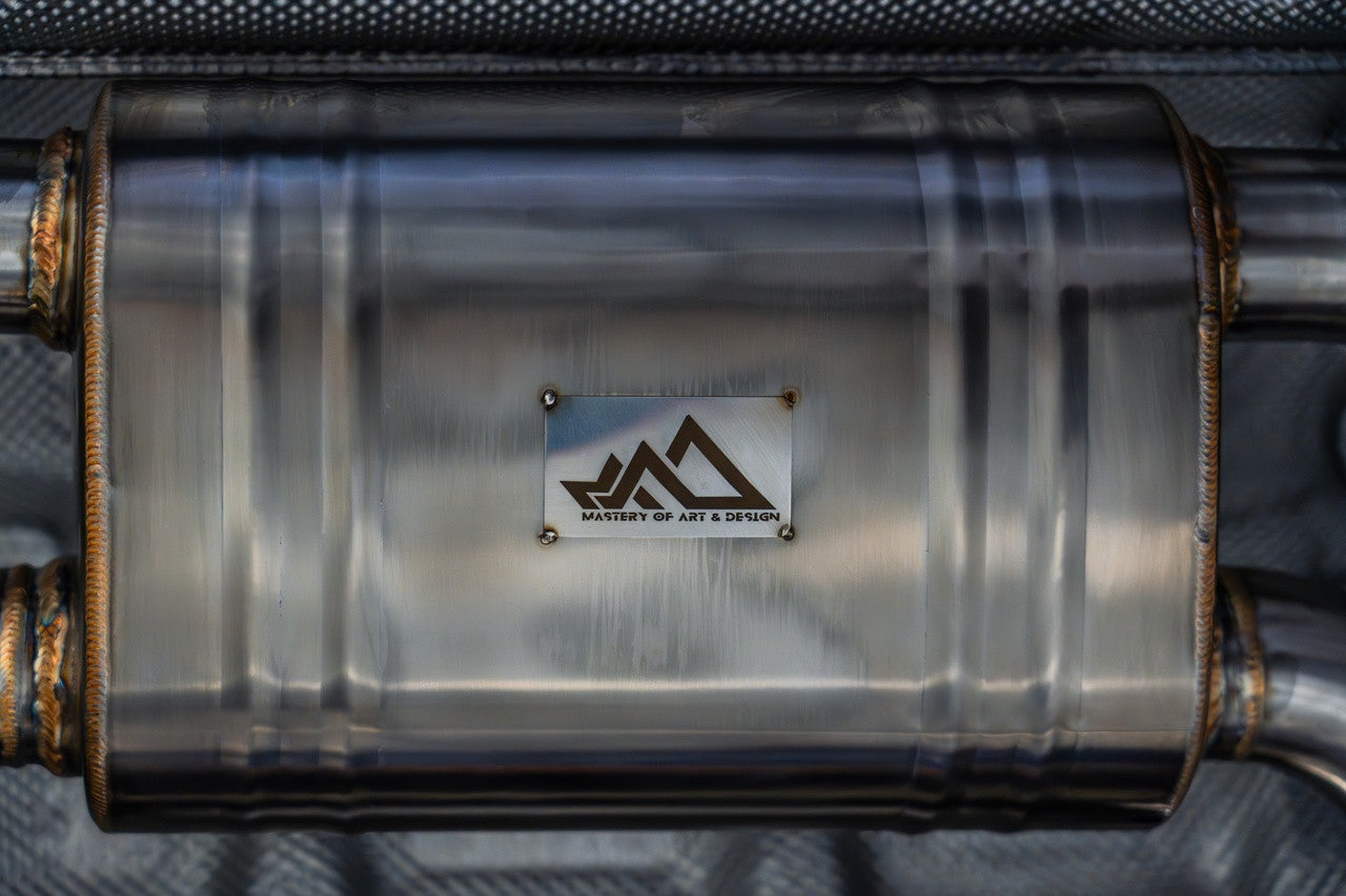 MAD BMW M3 M4 G8x S58 Axle Back Exhaust
