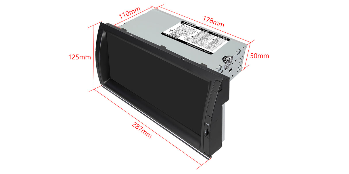 Xtrons 10.25'' Head Unit Display Upgrade For BMW X5 E53 1999-2006 | 4GB & 64GB ROM