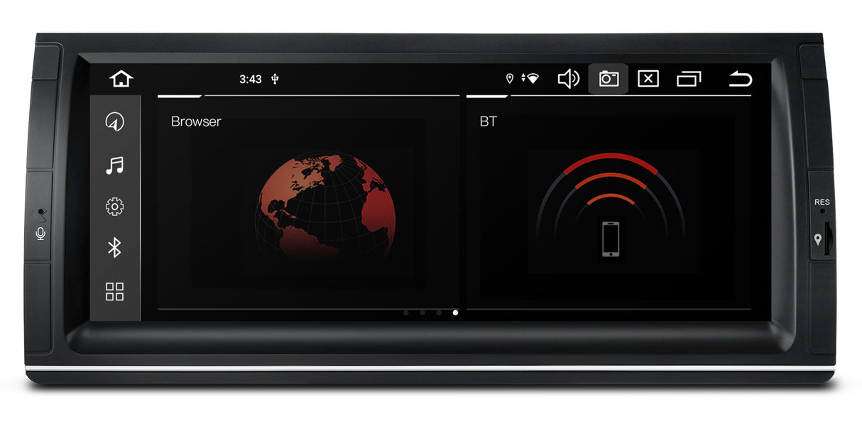 Xtrons 10.25'' Head Unit Display Upgrade For BMW X5 E53 1999-2006 | 4GB & 64GB ROM