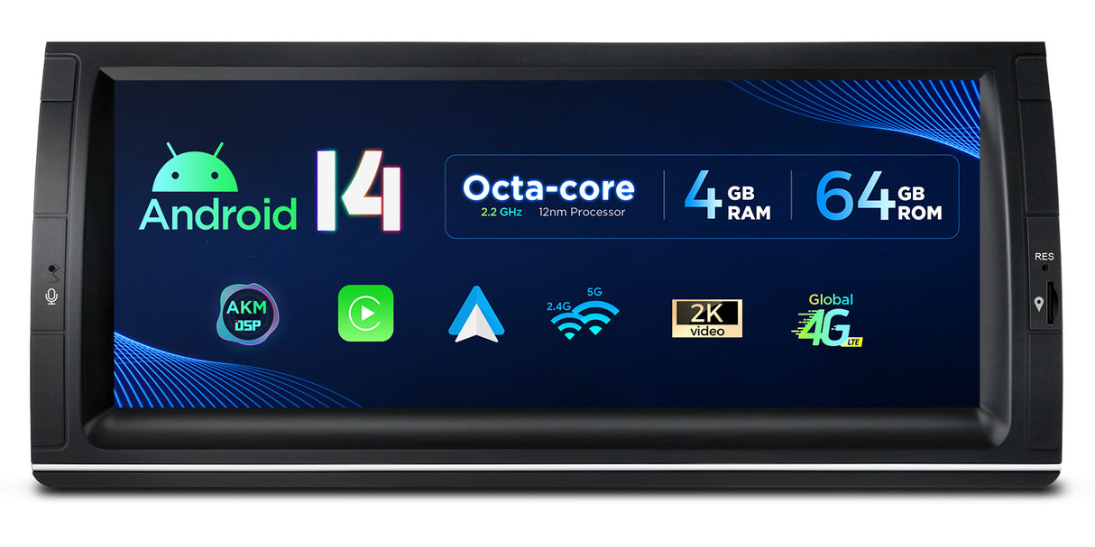 Xtrons 10.25'' Head Unit Display Upgrade For BMW X5 E53 1999-2006 | 4GB & 64GB ROM
