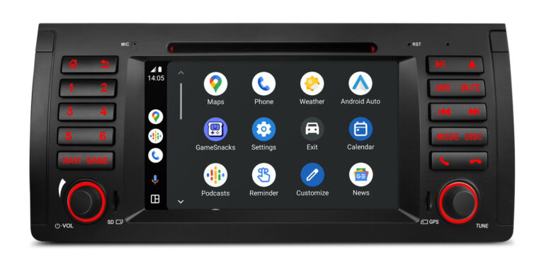Xtrons 7'' Head Unit Display Upgrade For BMW X5 E53 1999-2006 | 4GB RAM & 64GB ROM