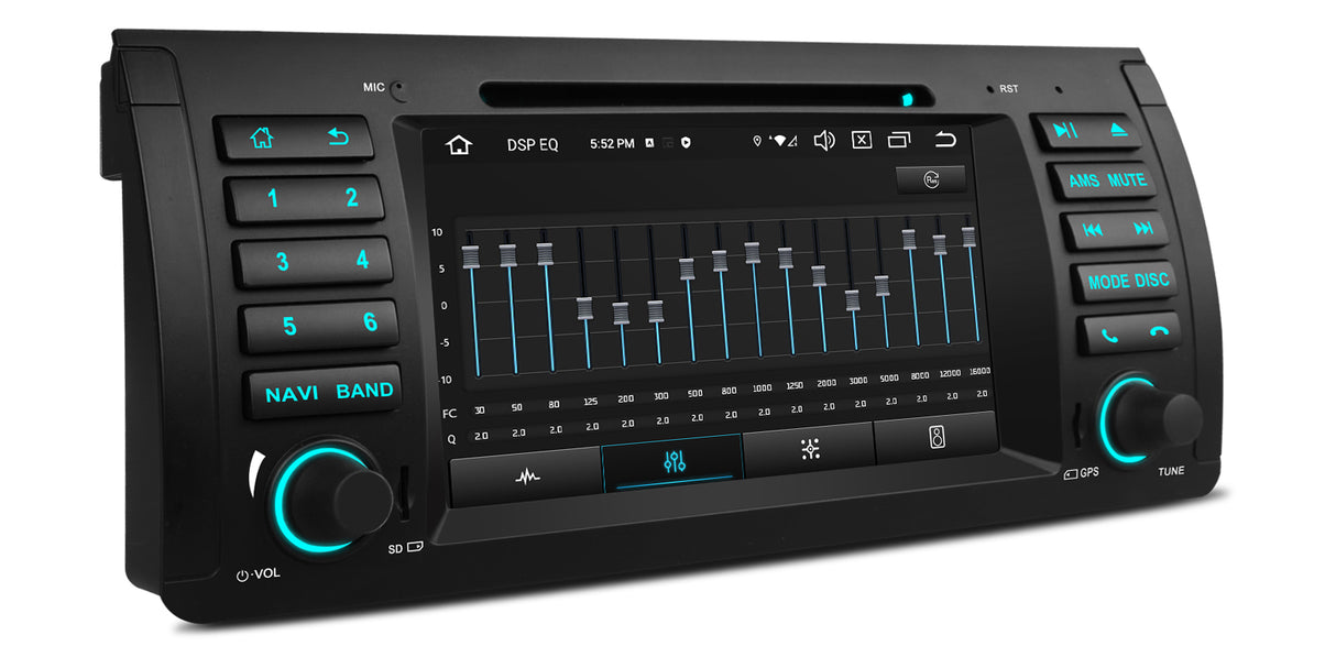 Xtrons 7'' Head Unit Display Upgrade For BMW X5 E53 1999-2006 | 4GB RAM & 64GB ROM