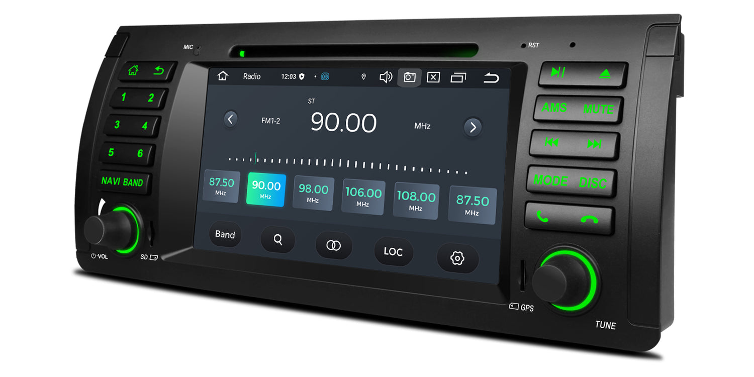 Xtrons 7'' Head Unit Display Upgrade For BMW X5 E53 1999-2006 | 4GB RAM & 64GB ROM
