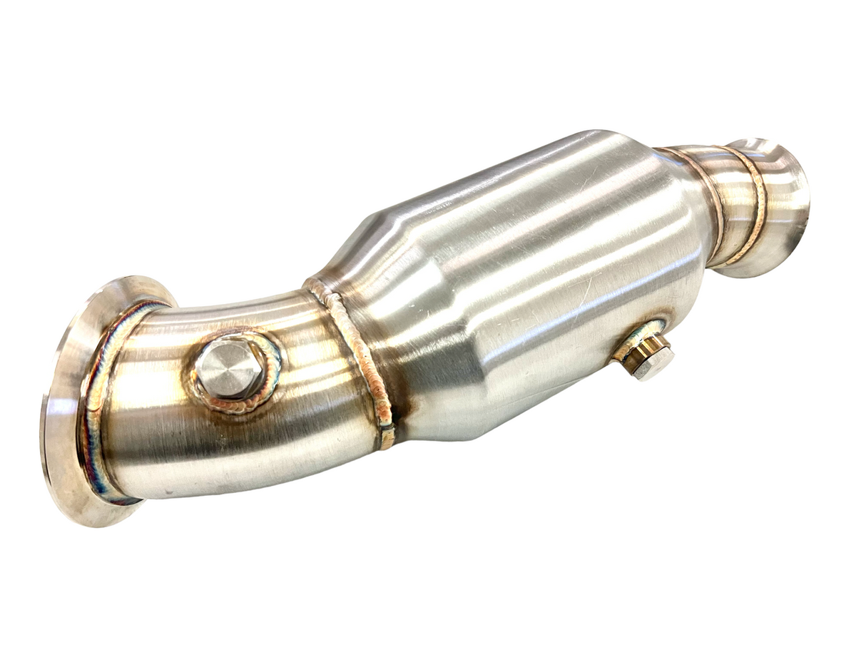 MAD N55 Catted Downpipe BMW M135 M235 M2 335 435 4.0"