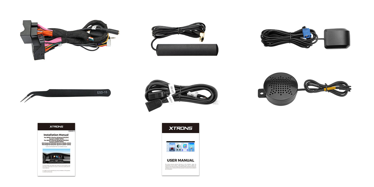 Xtrons 8.8" Head Unit Display Upgrade For BMW 3/5 Series & M3/M5 E9X, E6X 2009-2012 (CIC) | 8GB RAM & 128GB ROM