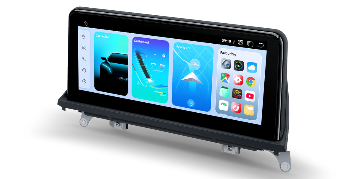 Xtrons 10.25" Head Unit Display Upgrade For BMW X5/X6/M E70/E71 2007-2010 (CCC) | 8GB RAM & 256GB ROM