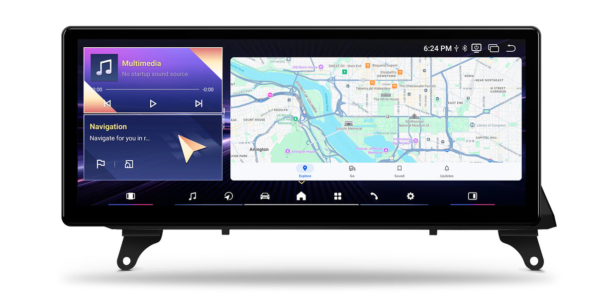 Xtrons 12.3" Head Unit Display Upgrade For BMW X5/X6/M E70/E71 2011-2013 (CIC) | 8GB RAM & 256GB ROM