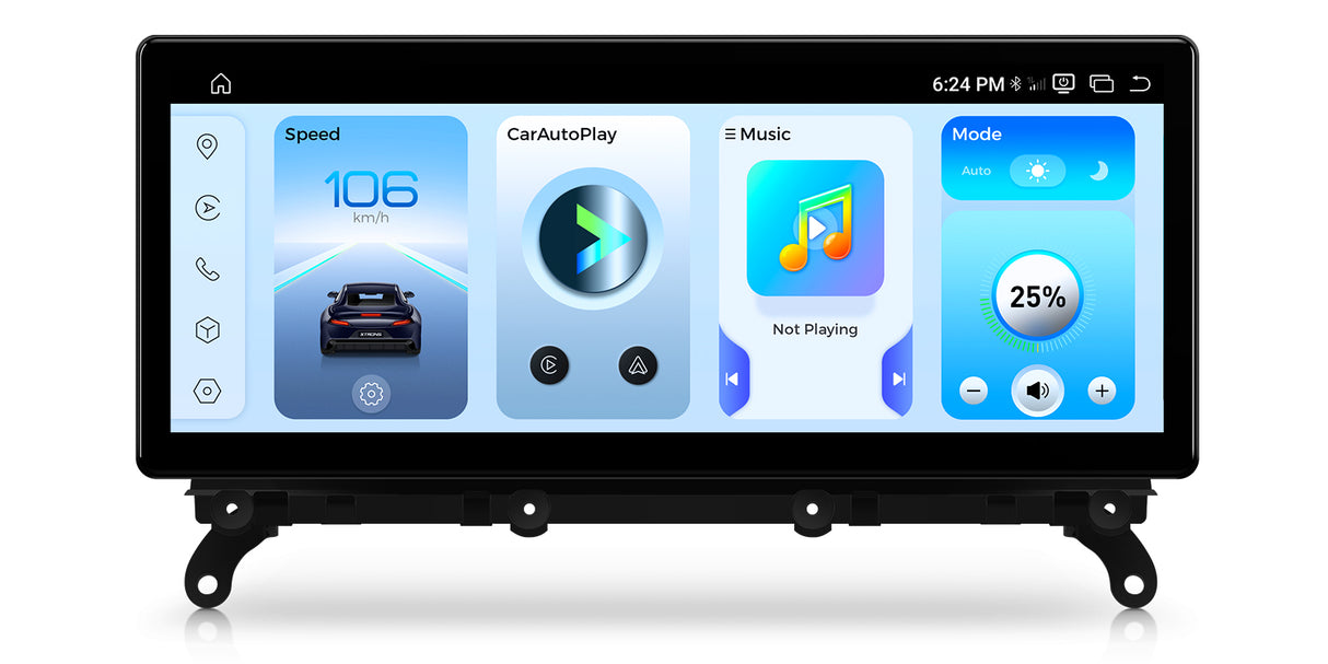 Xtrons 12.3" Head Unit Display Upgrade For BMW X3/X4 F25/F26 2011-2013 (CIC) | 8GB RAM & 256GB ROM