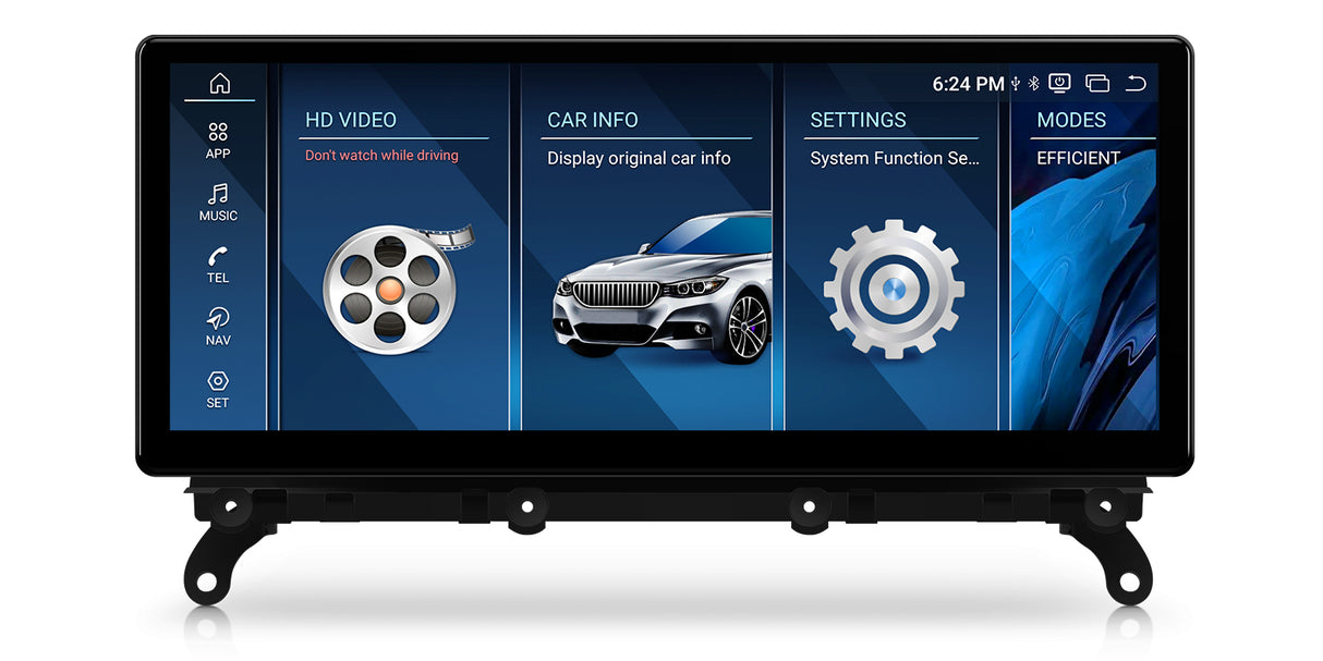 Xtrons 12.3" Head Unit Display Upgrade For BMW X3/X4 F25/F26 2011-2013 (CIC) | 8GB RAM & 256GB ROM