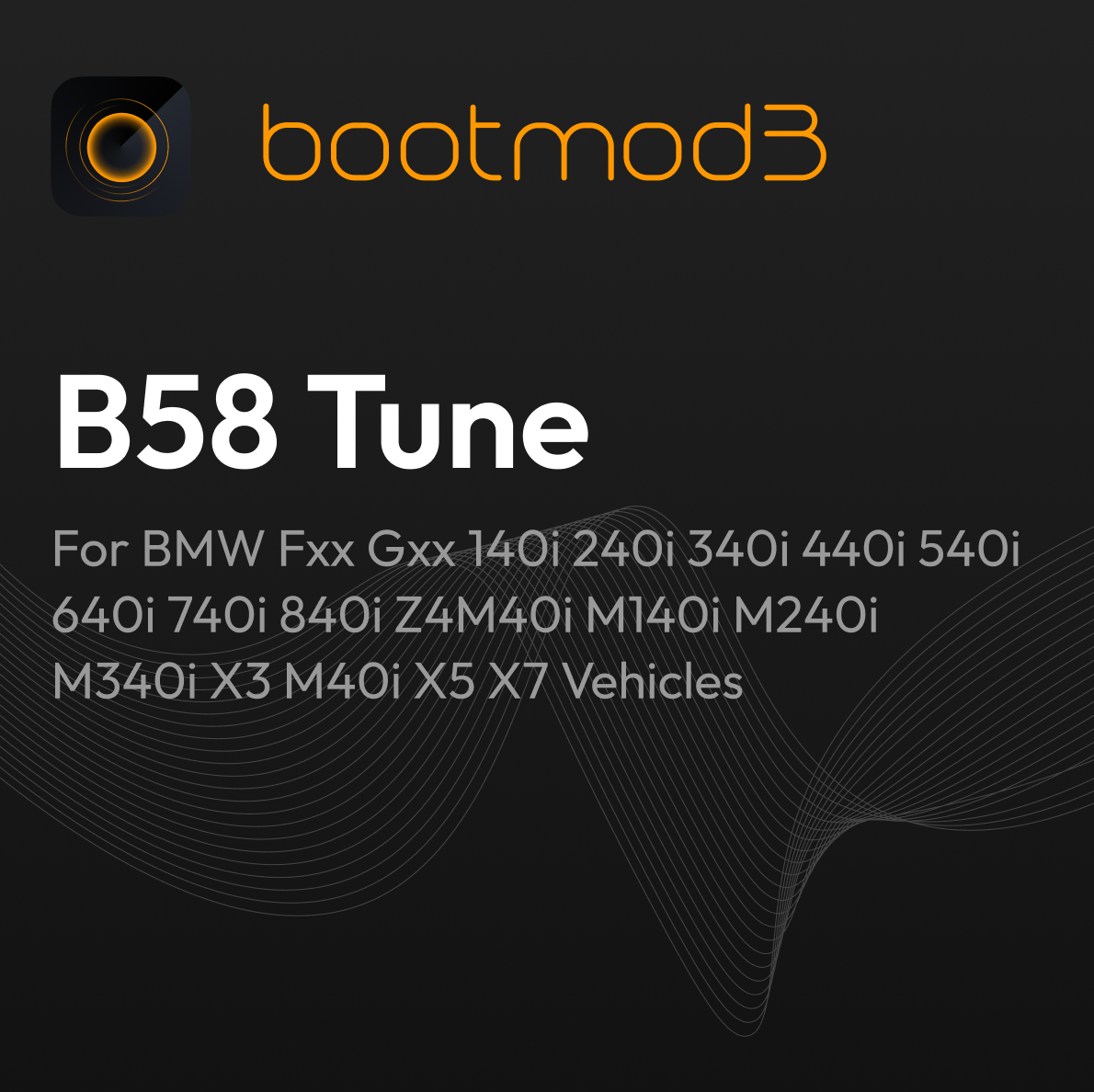 bootmod3 B58 Tune - For BMW Fxx Gxx 140i 240i 340i 440i 540i 640i 740i 840i Z4M40i M140i M240i M340i X3 M40i X5 X7 Vehicles