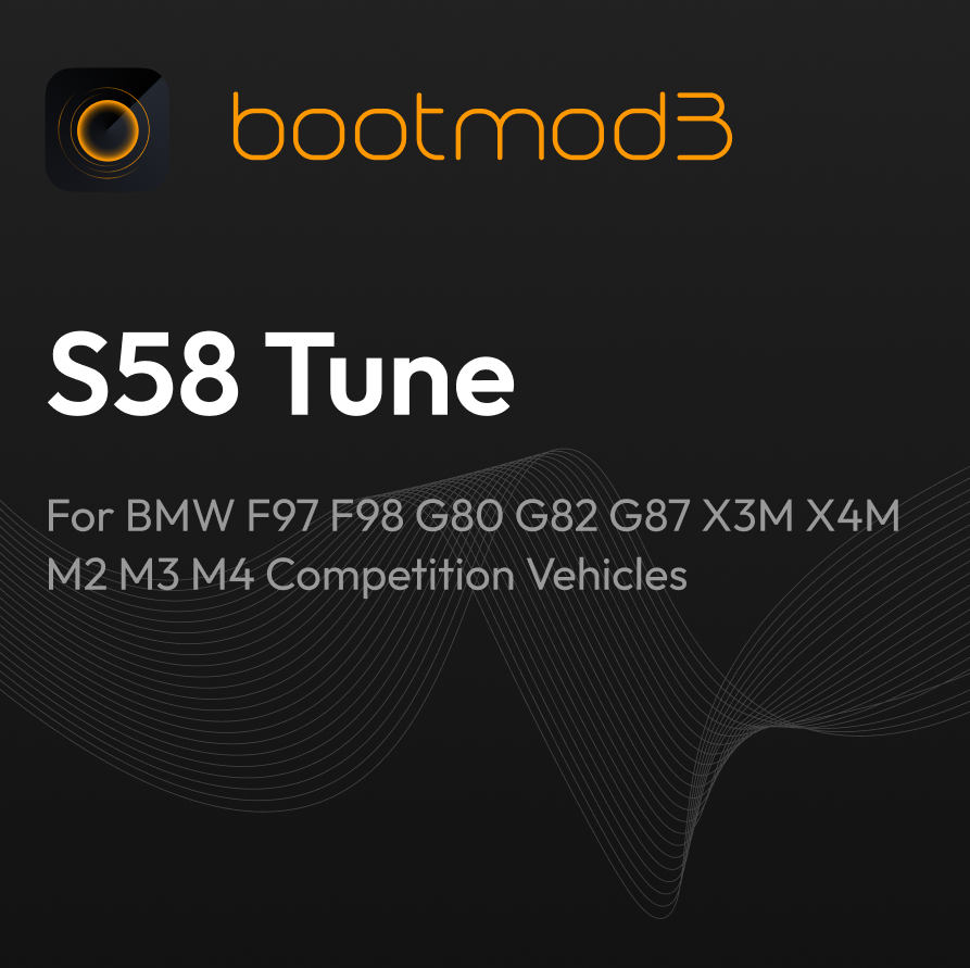 bootmod3 S58 Tune - For BMW F97 F98 G80 G82 G87 X3M X4M M2 M3 M4 Competition Vehicles