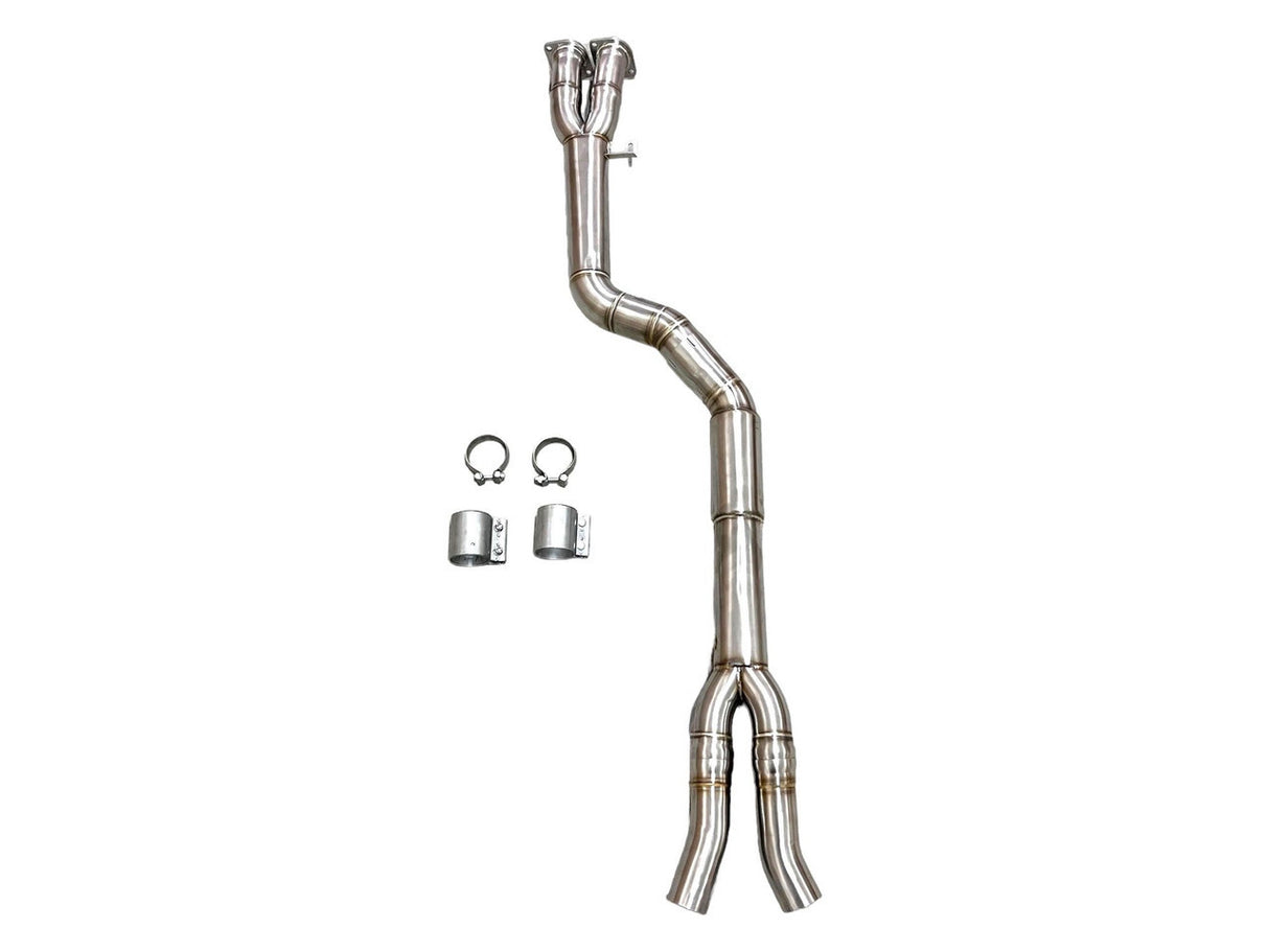 MAD BMW 2019+ X3M/X4M F97/F98 S58 Single Midpipe / Single Resonated Midpipe