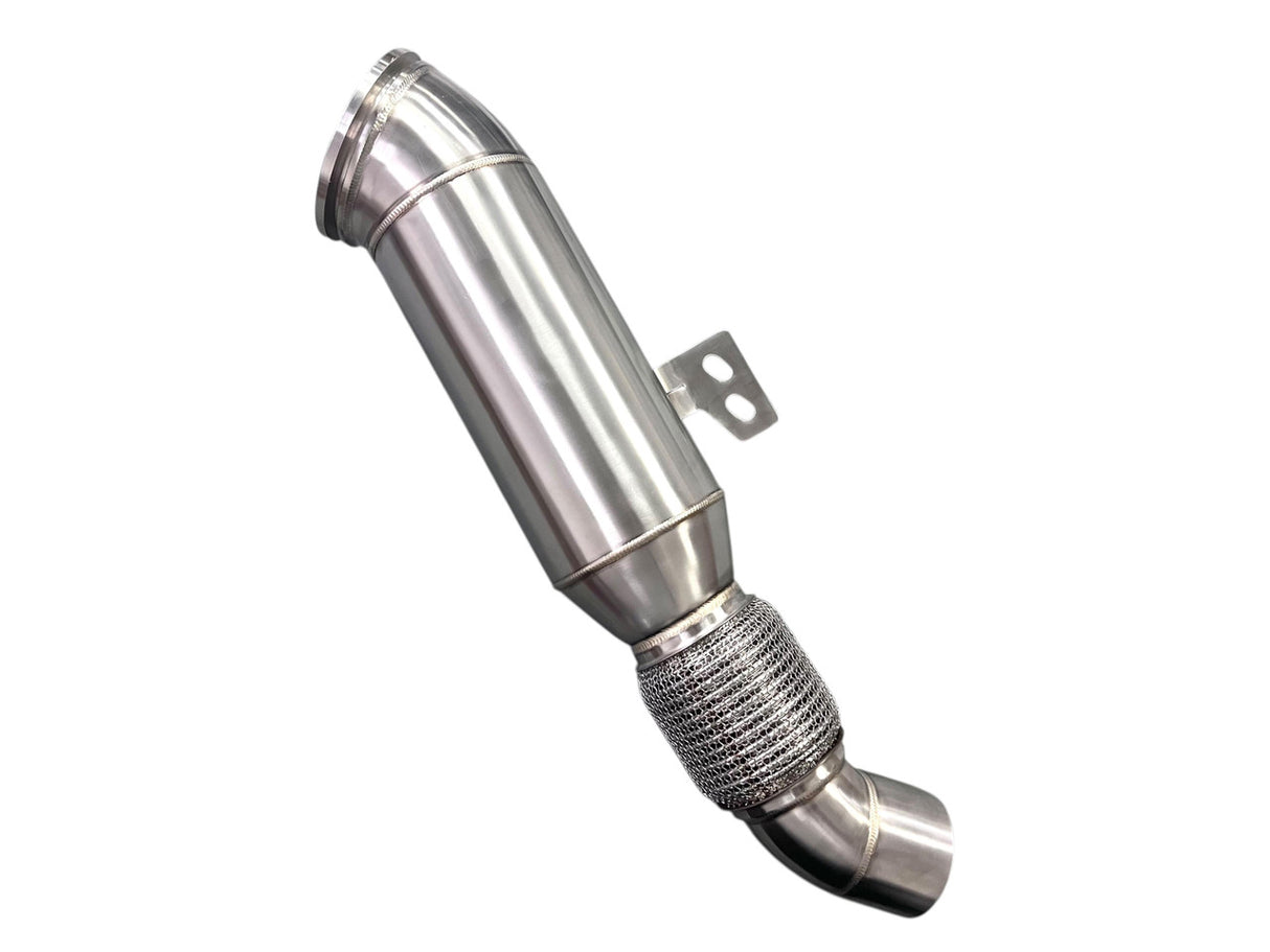 MAD BMW F & G Chassis 5" B58 Catted Downpipe M240 340 M340 440 M440 540 W/ No CEL Guarantee & Bracket