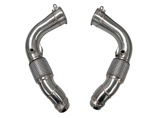 MAD BMW 2024+ X5M X6M F95 LCI F96 LCI Competition S68 Primary Downpipes Catless