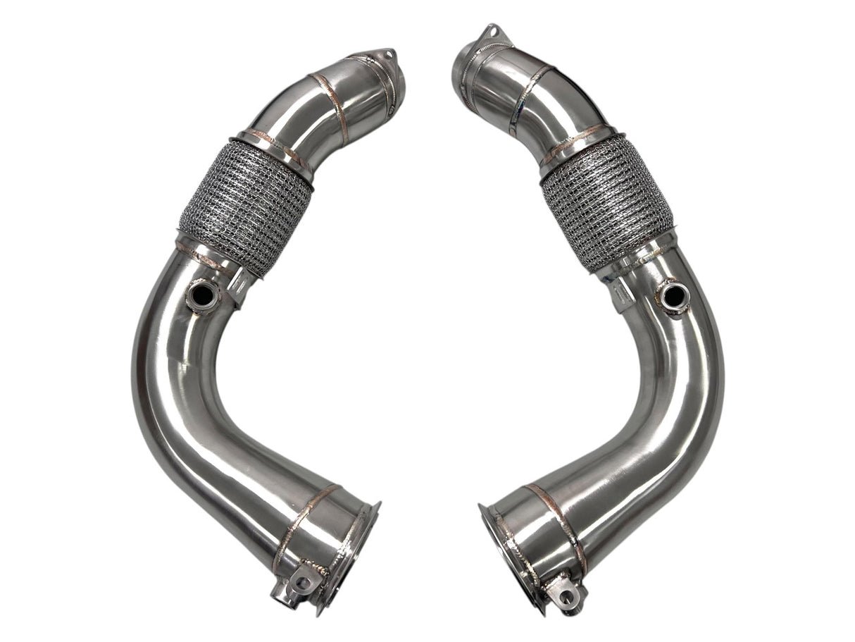 MAD BMW 2024+ X5M X6M F95 LCI F96 LCI Competition S68 Primary Downpipes Catless