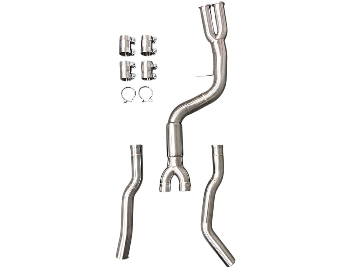 MAD BMW F87 M2C S55 Single Midpipe W/ Brace