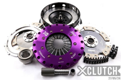 XCLUTCH STAGE 5 Twin Solid Ceramic 9" Clutch Kit For 07-10 N54 BMW 135i/335i (8 Bolt)