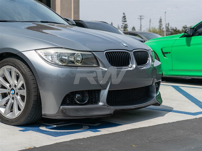 RW Carbon BMW E90 E92 CF Front Lip for M3 Style Bumper
