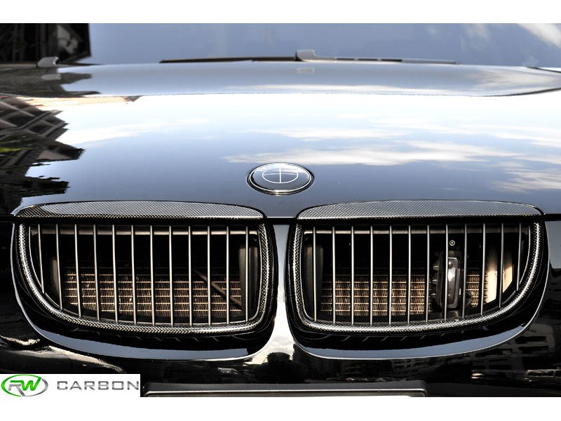 RW Carbon BMW E90 E91 Pre-LCI Carbon Fiber Grilles