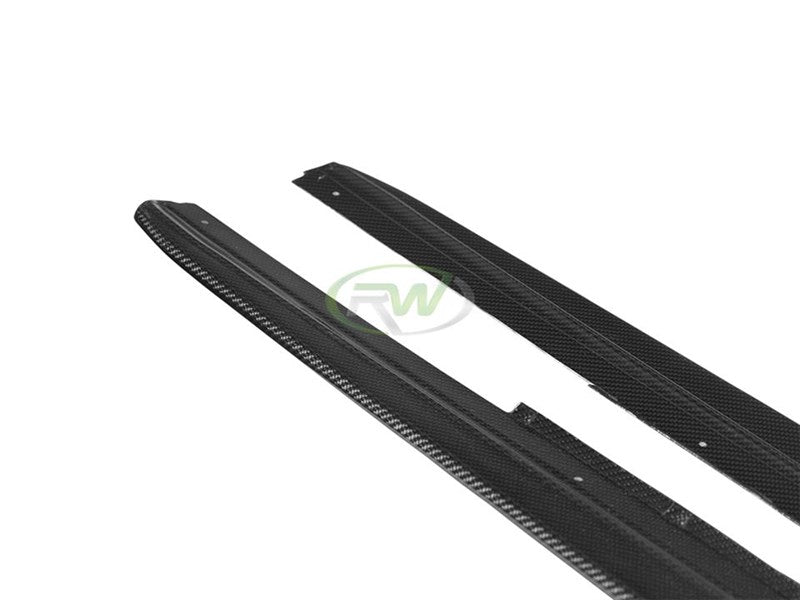 RW Carbon BMW F10 F11 CF Performance Style Side Skirt Extensions