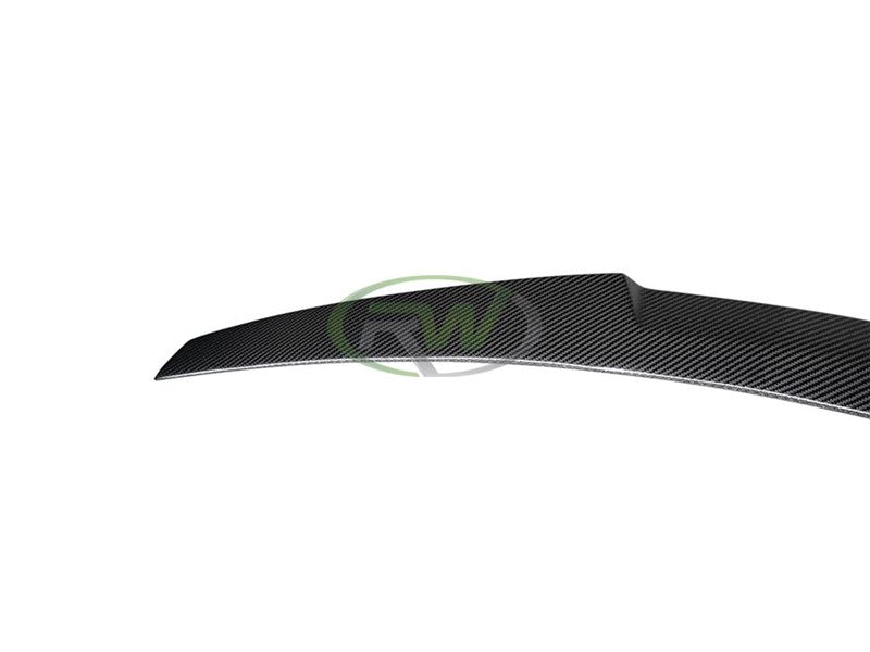 RW Carbon BMW F10 M4 Style Carbon Fiber Trunk Spoiler