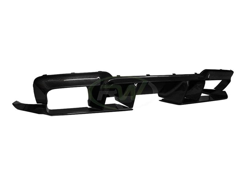 RW Carbon BMW F10 M5 GTX Carbon Fiber Diffuser