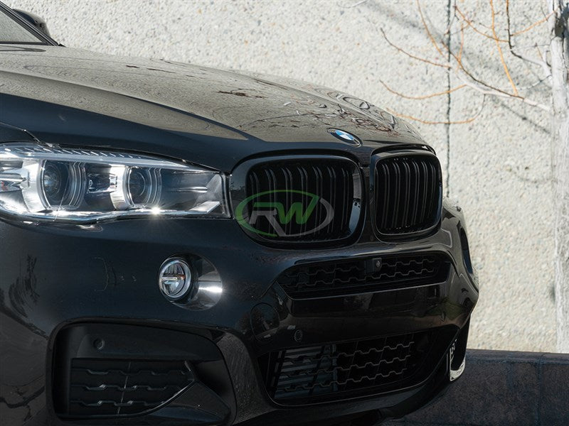 RW Carbon BMW F15 F16 F85 F86 Gloss Black Grilles