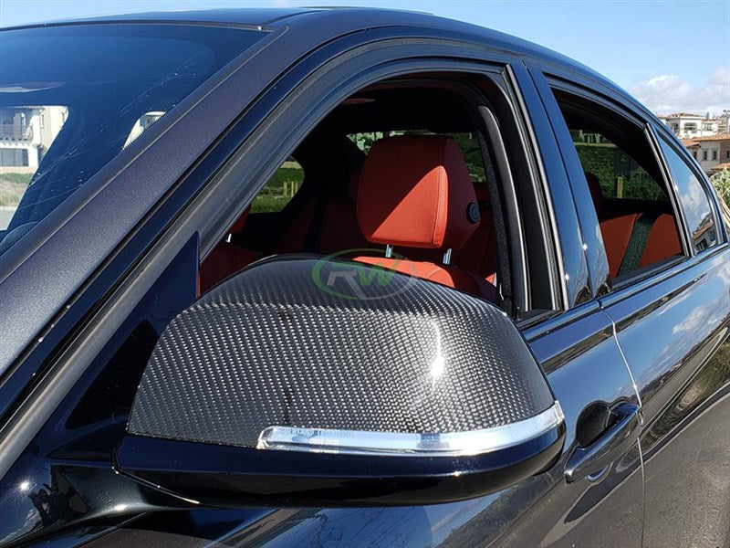 RW Carbon BMW F22 F30 F32 F87 Carbon Fiber Mirror Caps