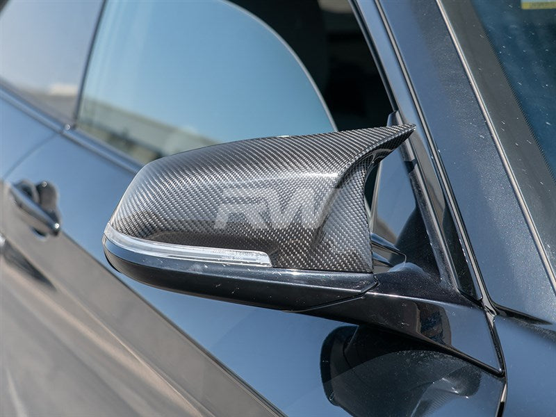 RW Carbon BMW F22 F30 F32 F87 M Styled CF Mirror Caps