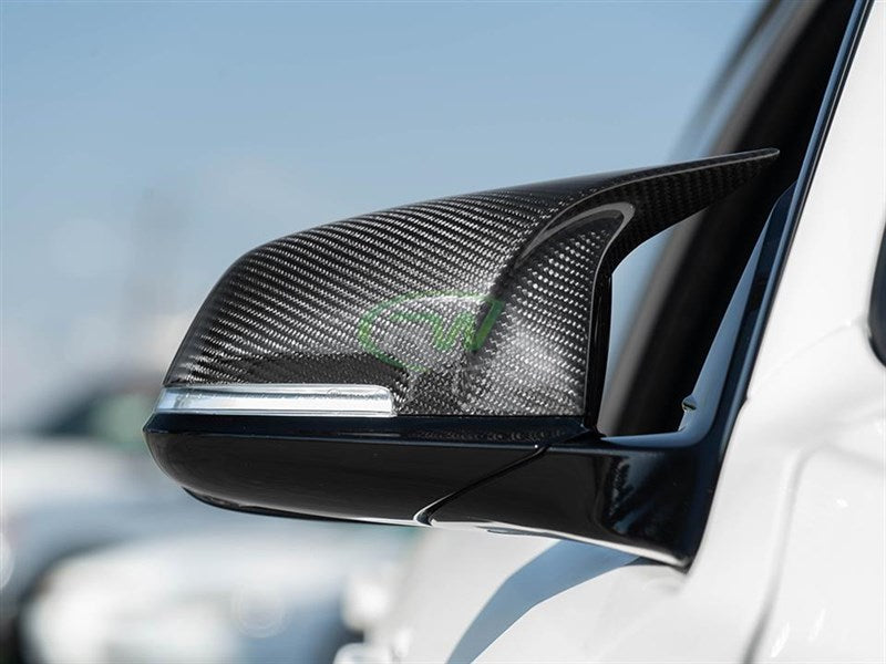 RW Carbon BMW F22 F30 F32 F87 M Styled CF Mirror Caps