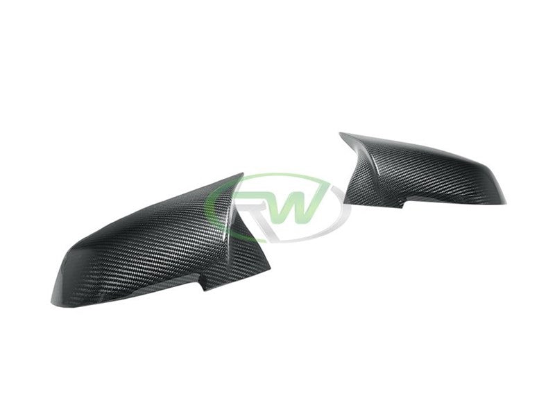 RW Carbon BMW F22 F30 F32 F87 M Styled CF Mirror Caps