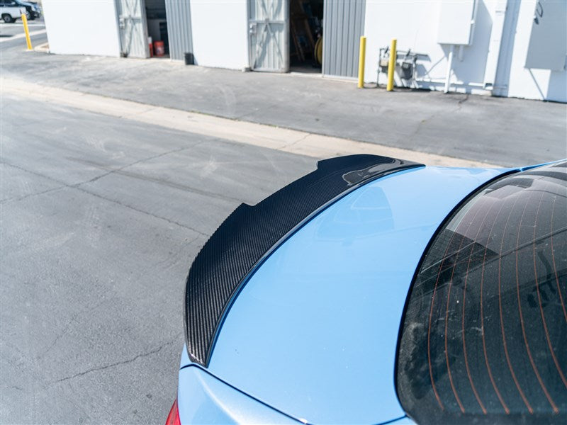 RW Carbon BMW F30 F80 M3 GTX V2 Carbon Fiber Trunk Spoiler
