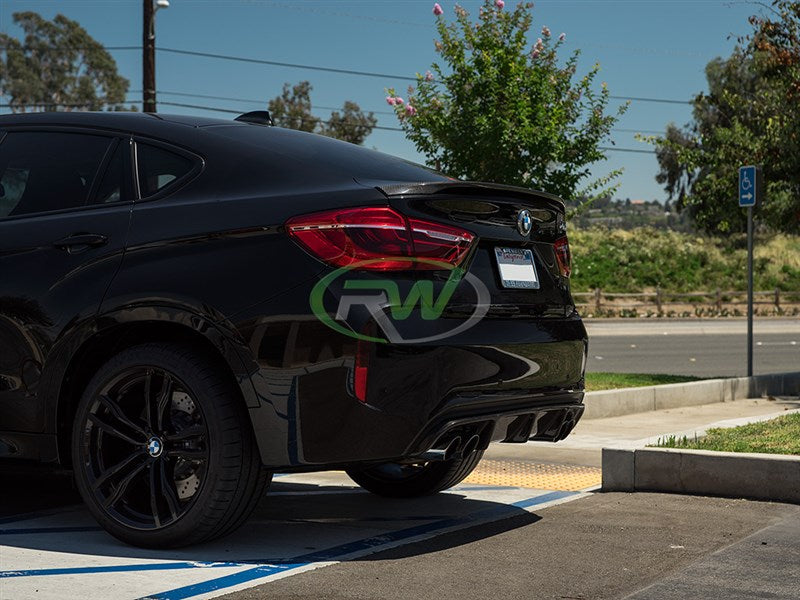 RW Carbon BMW F85 X5M/F86 X6M Carbon Fiber Diffuser